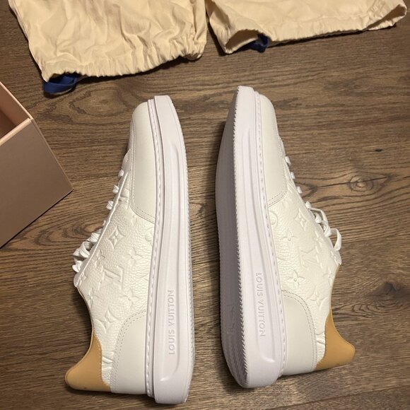 White Beverly Hills Louis Vuitton Mens Sneakers - Picture 14 of 14